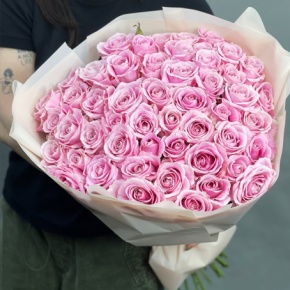 Букет из 55 роз Аваланж (60 см) в Одинцово