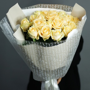 Букет из 19 роз Аваланж (70 см) в Одинцово