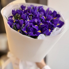 Букет из 21 ириса в Одинцово