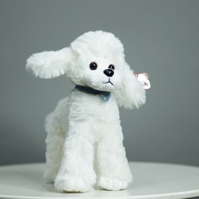 Плюшевый пудель белый (25 см) в Одинцово