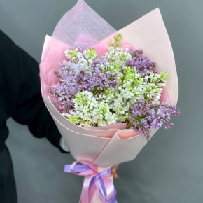 Букет из 11 веток сирени микс в Одинцово