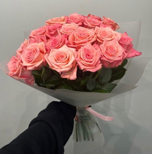 Букет из 21 розовой розы (50 см) в Одинцово