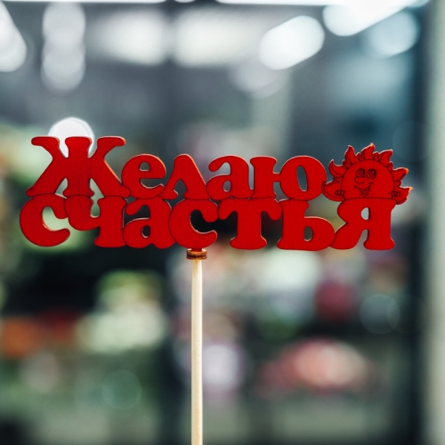 Топпер Желаю Счастья в Одинцово