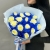 Букет из 15 бело-синих Эквадорских роз в Одинцово