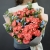Букет "Фортуна" из коралловых роз и оксипеталума в Одинцово Букет "Фортуна" из коралловых роз и оксипеталума в Одинцово