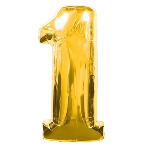 Шар гелиевый цифра 1 (40х102 см) в Одинцово