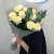 Букет белых роз с эвкалиптом (70 см) в Одинцово Букет белых роз с эвкалиптом (70 см) в Одинцово
