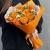 Букет "Венера" из георгин и хамелациума в Одинцово